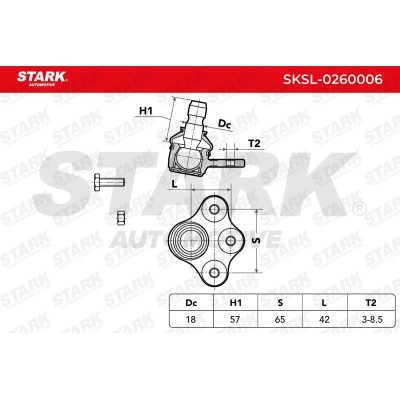 Ball Joint Stark SKSL-0260006 SKSL-0260006 - photo 3
