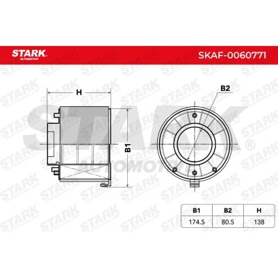 Air Filter Stark SKAF-0060771 SKAF-0060771 - photo 6