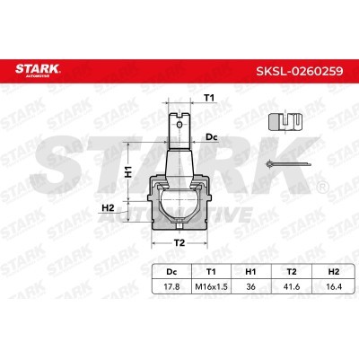 Ball Joint Stark SKSL-0260259 SKSL-0260259 - photo 5
