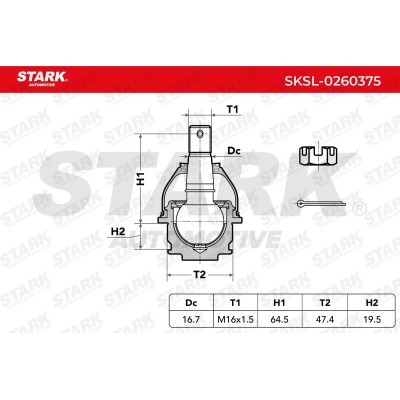 Ball Joint Stark SKSL-0260375 SKSL-0260375 - photo 5