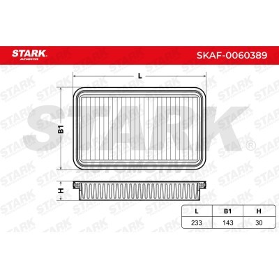 Air Filter Stark SKAF-0060389 SKAF-0060389 - photo 3
