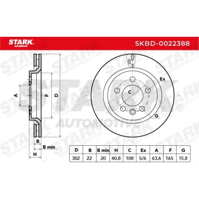 Brake Disc Stark SKBD-0022388 SKBD-0022388 - photo 5