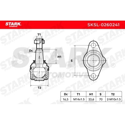 Ball Joint Stark SKSL-0260241 SKSL-0260241 - photo 4