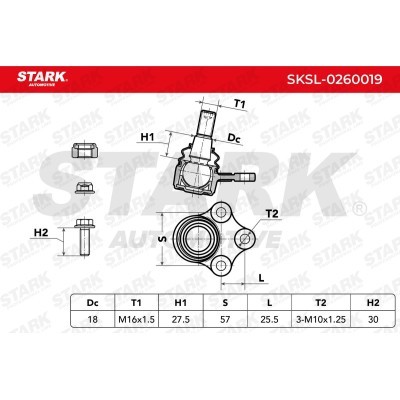 Ball Joint Stark SKSL-0260019 SKSL-0260019 - photo 5