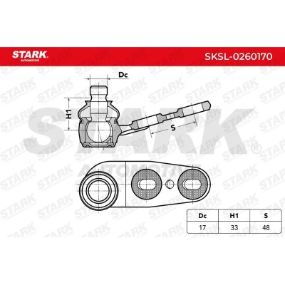 Ball Joint Stark SKSL-0260170 SKSL-0260170 - photo 5