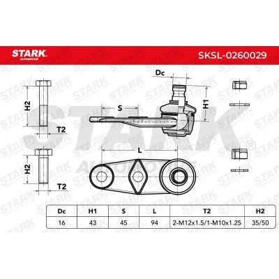 Ball Joint Stark SKSL-0260029 SKSL-0260029 - photo 4