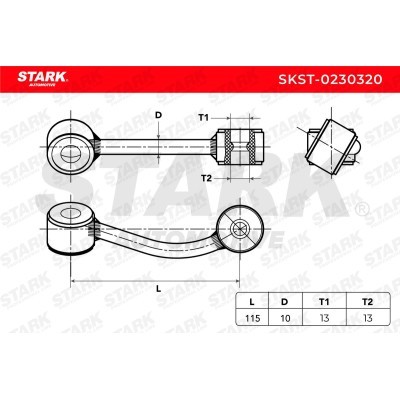 Stabilizer Link Stark SKST-0230320 SKST-0230320 - photo 6