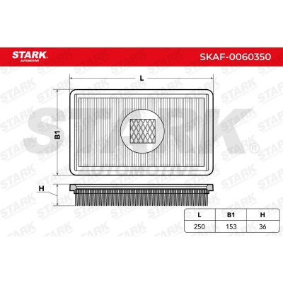 Air Filter Stark SKAF-0060350 SKAF-0060350 - photo 4