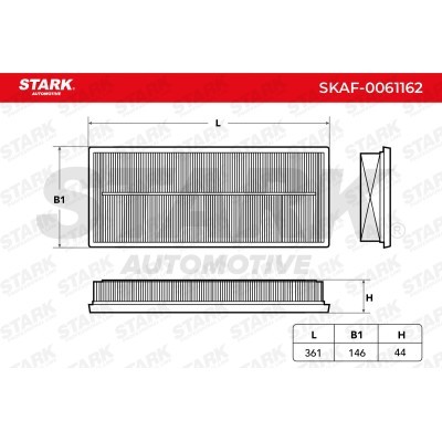 Air Filter Stark SKAF-0061162 SKAF-0061162 - photo 6