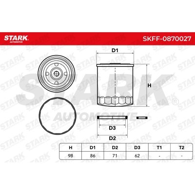 Fuel Filter Stark SKFF-0870027 SKFF-0870027 - photo 4
