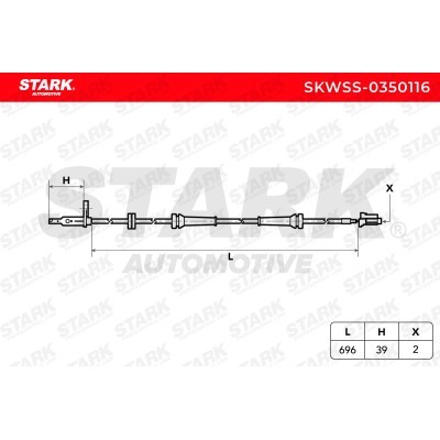 ABS Sensor Stark SKWSS-0350116 SKWSS-0350116 - photo 3