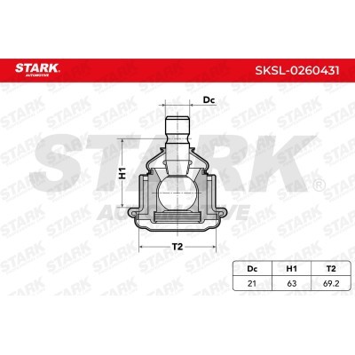 Ball Joint Stark SKSL-0260431 SKSL-0260431 - photo 6