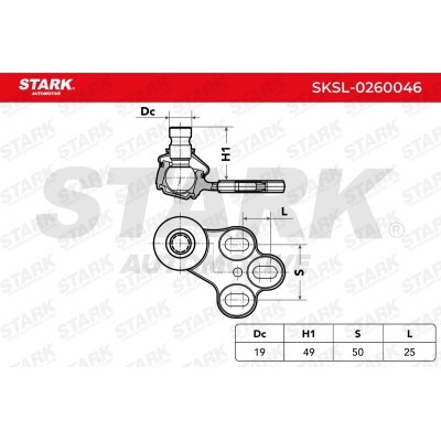 Ball Joint Stark SKSL-0260046 SKSL-0260046 - photo 7