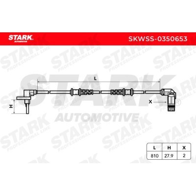 ABS Sensor Stark SKWSS-0350653 SKWSS-0350653 - photo 3