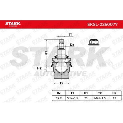 Ball Joint Stark SKSL-0260077 SKSL-0260077 - photo 4