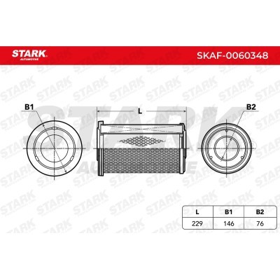 Air Filter Stark SKAF-0060348 SKAF-0060348 - photo 5