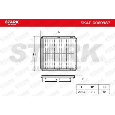 Air Filter Stark SKAF-0060987 SKAF-0060987 - photo 2