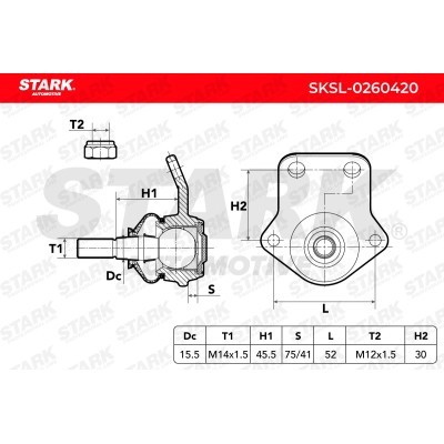 Ball Joint Stark SKSL-0260420 SKSL-0260420 - photo 5