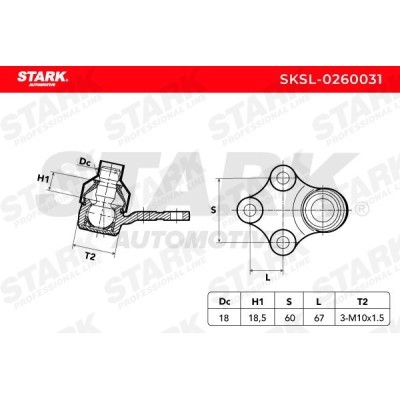 Ball Joint Stark SKSL-0260031 SKSL-0260031 - photo 5