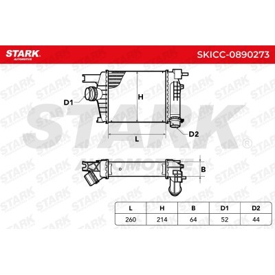 Intercooler, Charger Stark SKICC-0890273 SKICC-0890273 - photo 5