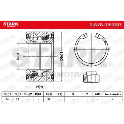 Wheel Bearing Stark SKWB-0180393 SKWB-0180393 - photo 5