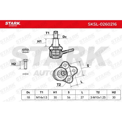 Ball Joint Stark SKSL-0260216 SKSL-0260216 - photo 4
