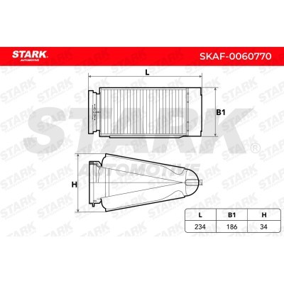 Air Filter Stark SKAF-0060770 SKAF-0060770 - photo 7