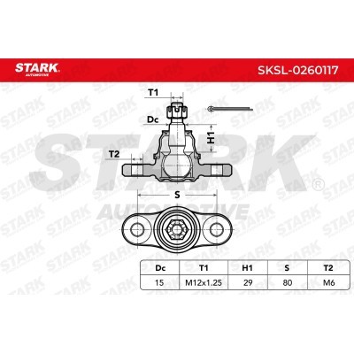 Ball Joint Stark SKSL-0260117 SKSL-0260117 - photo 4