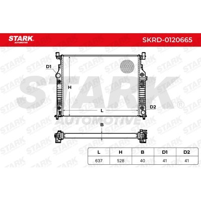 Radiator, Engine Cooling Stark SKRD-0120665 SKRD-0120665 - photo 9