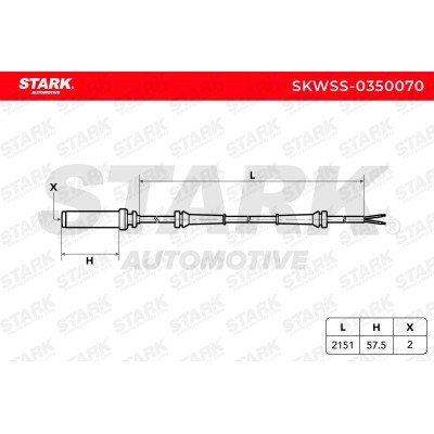 ABS Sensor Stark SKWSS-0350070 SKWSS-0350070 - photo 3