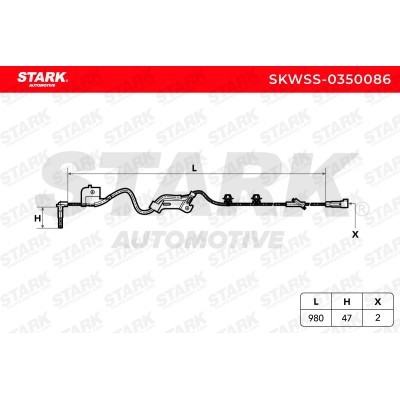 ABS Sensor Stark SKWSS-0350086 SKWSS-0350086 - photo 6