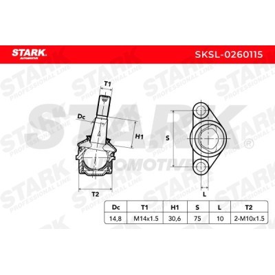 Ball Joint Stark SKSL-0260115 SKSL-0260115 - photo 5
