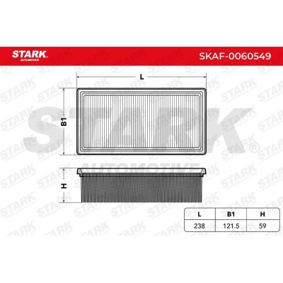 Air Filter Stark SKAF-0060549 SKAF-0060549 - photo 5