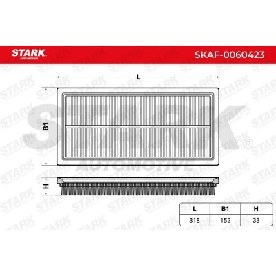 Air Filter Stark SKAF-0060423 SKAF-0060423 - photo 4