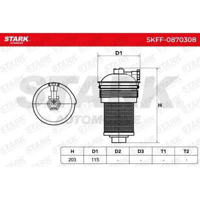 Fuel Filter Stark SKFF-0870308 SKFF-0870308 - photo 6