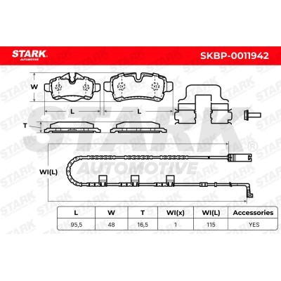 Brake Pads Set Stark SKBP-0011942 SKBP-0011942 - photo 8