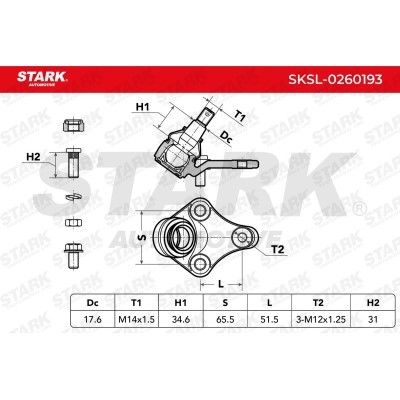 Ball Joint Stark SKSL-0260193 SKSL-0260193 - photo 5