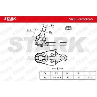 Ball Joint Stark SKSL-0260245 SKSL-0260245 - photo 5