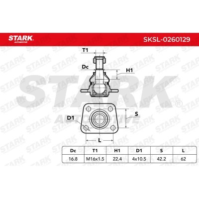 Ball Joint Stark SKSL-0260129 SKSL-0260129 - photo 5