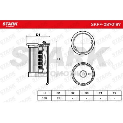 Fuel Filter Stark SKFF-0870197 SKFF-0870197 - photo 8