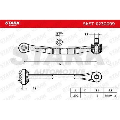 Stabilizer Link Stark SKST-0230099 SKST-0230099 - photo 4