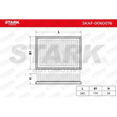 Air Filter Stark SKAF-0060076 SKAF-0060076 - photo 3