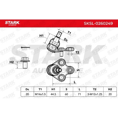 Ball Joint Stark SKSL-0260249 SKSL-0260249 - photo 6