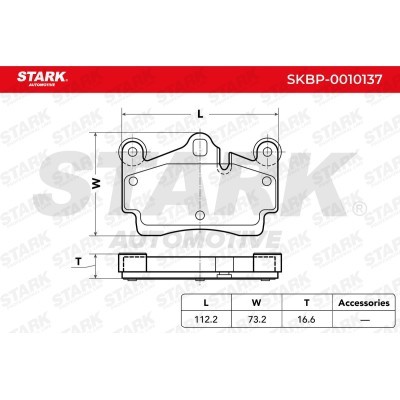 Brake Pads Set Stark SKBP-0010137 SKBP-0010137 - photo 4