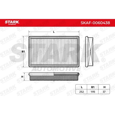 Air Filter Stark SKAF-0060438 SKAF-0060438 - photo 6