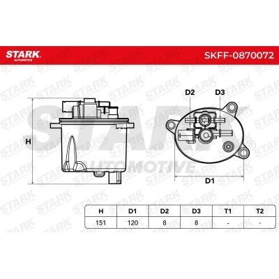 Fuel Filter Stark SKFF-0870072 SKFF-0870072 - photo 5