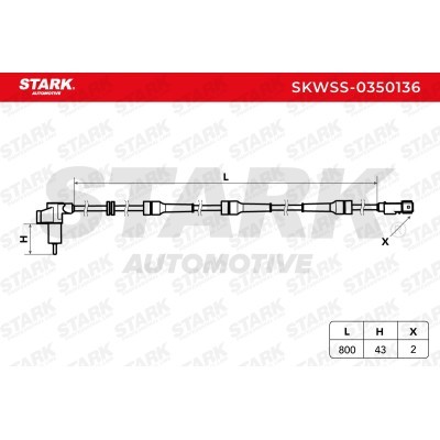 ABS Sensor Stark SKWSS-0350136 SKWSS-0350136 - photo 5