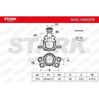 Ball Joint Stark SKSL-0260275 SKSL-0260275 - photo 6