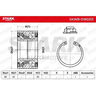 Wheel Bearing Stark SKWB-0180213 SKWB-0180213 - photo 3