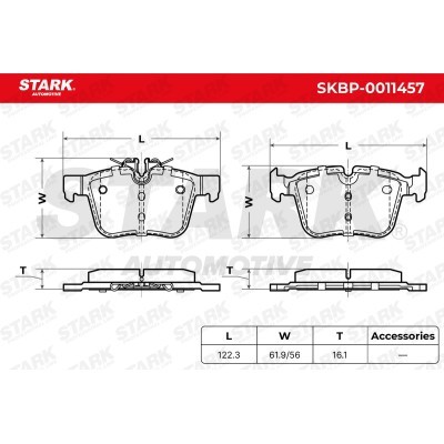 Brake Pads Set Stark SKBP-0011457 SKBP-0011457 - photo 5